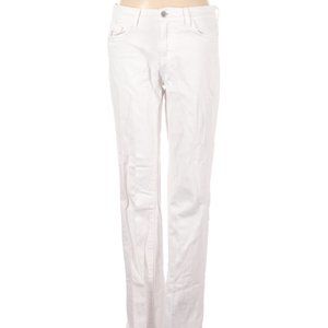 J Brand Jeans White Straight Leg Mid Rise Waist Sz 27 #456